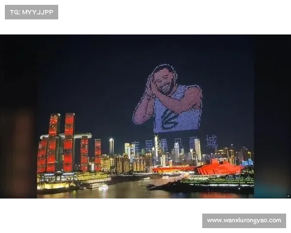 詹姆斯中国行即将开启 无人机表演库里招牌动作为他应援 詹姆斯中国行即将开启 无人机表演库里招牌动作为他应援